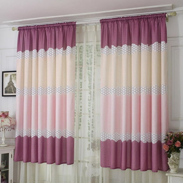 1 pieza de accesorios de fondo de cortina de impresión tira ancha medio sombreado para ventana de puerta de habitación Ndcxsfigh Libre de BPA