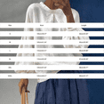 thumbnail image 3 of Womens Long Sleeve Shirts Helii Loose Linen Blouse Puff Sleeve Round Neck Shirt Travel Vacation Outfit Casual Lightweight Top for Summer Fall | 3XL Size, 3 of 5