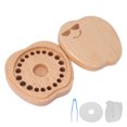 thumbnail image 5 of Caja de recuerdo de dientes de leche, almacenamiento de dientes portátil de madera Caja de dientes de leche Caja de madera para dientes de leche Resultados impresionantes, 5 of 5