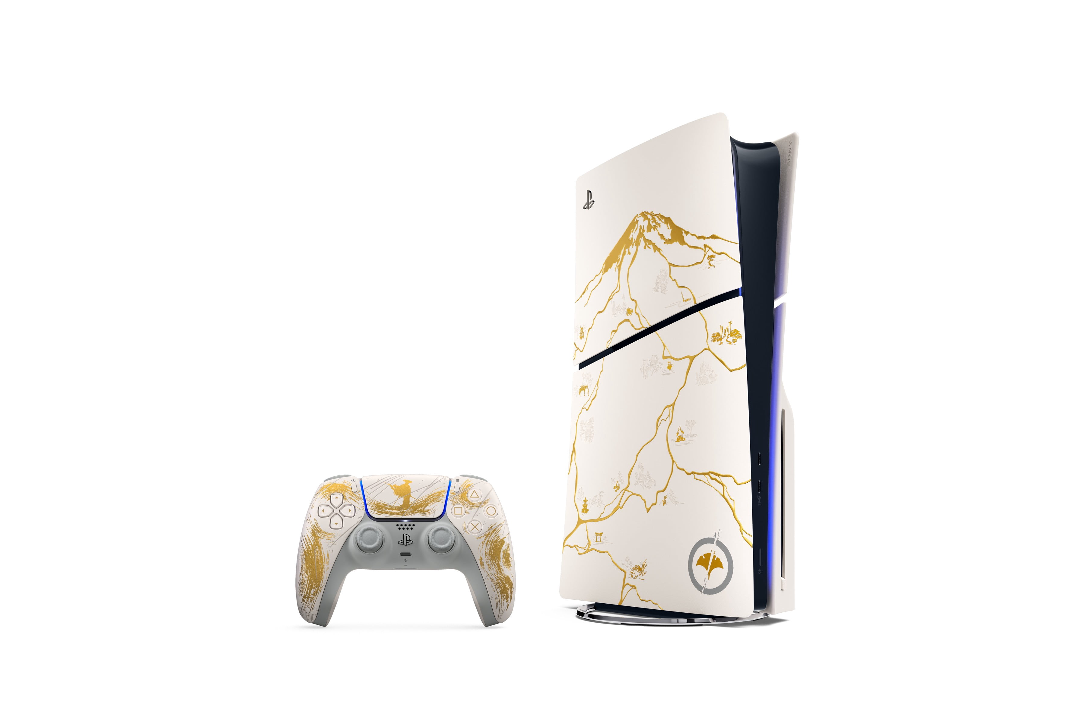 PlayStation - PS5 みのり PlayStation 5 Console Ghost of Yotei Gold Limited Edition Bundle +