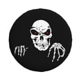 thumbnail image 2 of DouZhe Waterproof Spare Tire Cover, Halloween and Horror Death Hand Prints Adjustable Wheel Covers Fit for Jeep Trailer RV SUV Car, 14 inch, 2 of 7