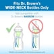 thumbnail image 5 of Biberón Dr. Brown's de Silicona Flujo Medio Rápido Natural Flow Nivel 3 Cuello Ancho 6 Meses+ 100% S, 5 of 12