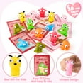 thumbnail image 3 of Joyfy 28 Packs Valentines Cards with Animal Popping Eyes Keychains for Kids, Stress Relief Fidget Toys for Kids Valentines Party Favor, Classroom Exchange Prize Gifts, 3 of 10