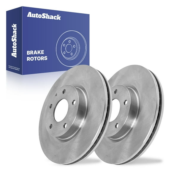 AutoShack Front Brake Rotors | Replacement For 2014-2018 Mazda 6 2.5L FWD | 2-PC Set