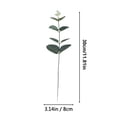 thumbnail image 3 of Fake Flower Green Plant Simulation Plant Wedding Flower Decoration Leaves Fake Grass Money Leaf Eucalypti Leaf, 3 of 8