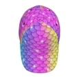 thumbnail image 4 of Balery Rainbow Scales2 Baseball Cap For Women Men,Adjustable Size For Running Workouts And Outdoor Activities All Seasons, 4 of 9