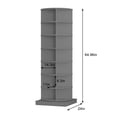 thumbnail image 4 of Aukfa 7-Tier Rotating Shoe Rack Tower, 360°Spinning Shoe Display Closet Organizer, Gray, 4 of 9