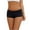 Black, variant on jjayotai Womens Underpants Clearance Women's Solid Color Mid Waist Comfortable And Breathable Flat Foot Underwear