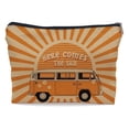 thumbnail image 1 of Bolsa de maquillaje Ayxvt Here Comes the Sun Hippie Bus Sunshine, 1 of 5