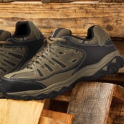 Skechers Cankton Steel Toe Work Shoes for Men, Relaxed-Fit with a Lace-Up Front