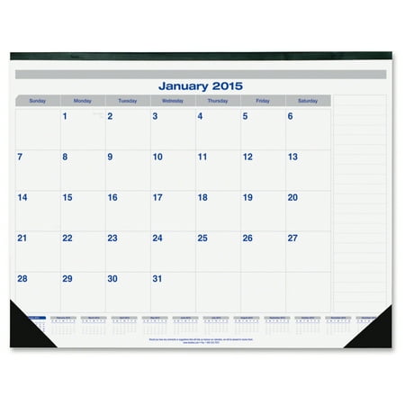 - Blueline Net Zero Carbon Desk Pad - Julian - Daily, Weekly, Monthly, Yearly - 1 Year - January 2018 till December 2018 - 1 Month Single Page Layout - 22