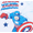 Captain America, variant on Captain America Boys Tee and Shorts Pajama Set, 2-Piece, Sizes 4-12