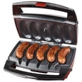 thumbnail image 2 of Johnsonville Sizzling Sausage Indoor Compact Stainless Electric Grill (2 Pack), 2 of 4