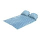thumbnail image 1 of Manta de picnic práctica con reposacabezas inflable y bolsa con cordón impermeable Azul 145x210 cm, 1 of 9