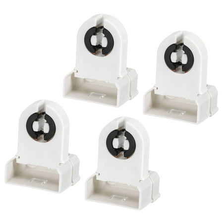 

Uxcell T8 Lamp Holder Socket Non-Shunted Light Holder 33x26x43mm for LED Fluorescent Tube Pack of 4