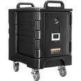 thumbnail image 4 of VEVOR Insulated Food Pan Carrier, 81 Qt Hot Box for Catering, Food Box Carrier with Double Buckles, Front Loading Food Warmer with Handles, Stackable End Loader with Wheels for Restaurant, Canteen, 4 of 10
