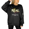 thumbnail image 4 of Women's Gameday Couture Black Real Salt Lake Oversized Players Only Black Label Premium Sweatshirt, 4 of 5