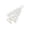 White, variant on Handmade Glass Christmas Tree Figurine Tabletop Ornament Brushed Craft Decorative Desktop Sculpture Holiday Display Piece