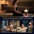 thumbnail image 2 of VXUNLIOR Luxury Smart Touch Candle Warmer Lamp with Crystal Gemstone Shade & Color-Changing Premium Base - Adjustable LED Wax Mel, 2 of 6