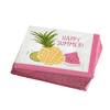 Northeast Home Happy Summer Pineapple and Watermelon Disposable Paper Napkins 6.5-Inch, 50 Count