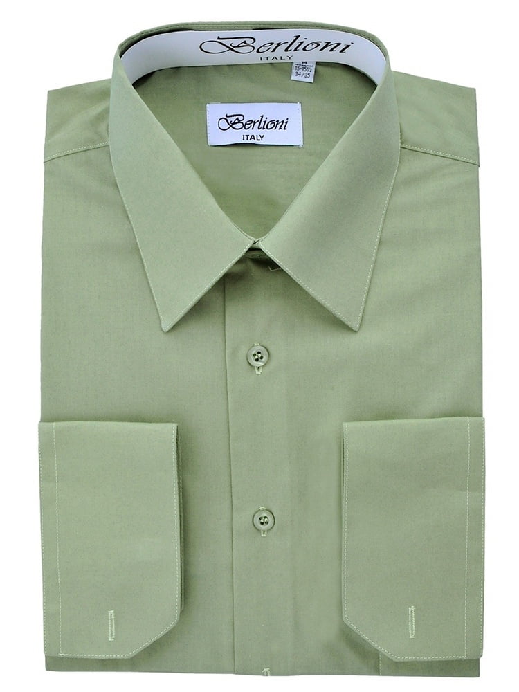 Dimension Business Dress Shirt Regular Fit Spread Collar Variety Of Colors