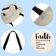 thumbnail image 3 of Faith Forward All Issues to Heaven-Bolsa mano lino gran capacidad, 3 of 3