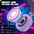 thumbnail image 6 of ATTACK SHARK L30PRO Wireless Gaming Headset,7.1 Surround Sound, 50mm Drivers,20ms Low Latency,Detachable Noise-Canceling Microphone, Aluminum Alloy Frame,White, 6 of 10