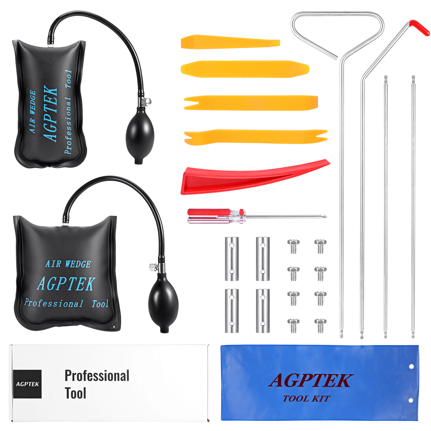No Trace Wedge Kit di Emergenza per Auto Easy Entry Long Reach Grabber Kit di sblocco portiera Air Wedge Bag TTLIFE Kit di Attrezzi per Auto