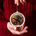 thumbnail image 4 of Daschund Stained Glass Suncatcher Ornament – Holiday Ornament with Text for Loved Ones, Family & Friends, Christmas 2025 Decoration, 4 of 6