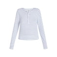 thumbnail image 5 of No Boundaries Cloud Core Sleepwear Henley Shirt, Women's XS-XXL, 5 of 5