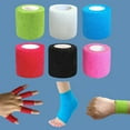 thumbnail image 7 of 12 Rolls Self Adhesive Stretch Bandage Wrap 2 Inch x 6 Yards, Adherent Cohesive Vet Tape for First Aid, Wrist and Ankle Swelling, Animals, Pets, Sports (6 Colors), 7 of 7