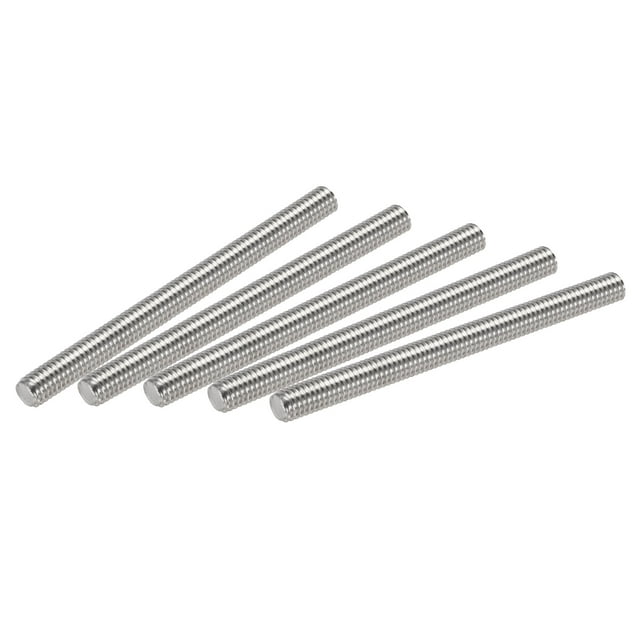 Unique Bargains Tige Entièrement Filetée M6 x 70 mm en Acier Inoxydable 304, Filets à Droite, Lot de 15