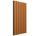 thumbnail image 2 of Ekena Millwork AcoustixPro Noise Cancelling Concave Small Slat Wall Panel 11"W x 94 1/2"H, Early American (2 Pack), 2 of 7