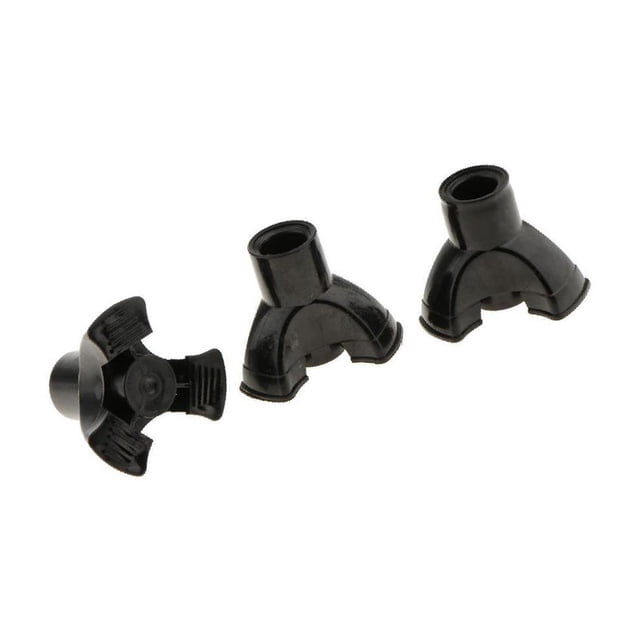 3Pcs Crutch Ferrules Rubber End Walking Stick End Bottom Cane Tips Feet Trekking Pole Bottom 19mm