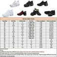 thumbnail image 2 of Womens Girls Dance Sneakers Split Sole Jazz Shoes Kids Adults Lace Up Practice, 2 of 5