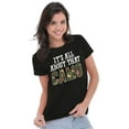 thumbnail image 3 of Its All About That Camo Hunting Womens Fitted Plus Size Graphic Tee Brisco Brands 2X, 3 of 5