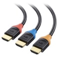 thumbnail image 1 of Cable HDMI Matters, paquete de 3 unidades, alta velocidad, 30 cm, 4K @60Hz, 1 of 5