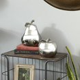 thumbnail image 1 of Deco 79 59716 Exceptional Ceramic Pear Apple, Set of 2, Silver, 1 of 5