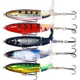 thumbnail image 7 of WuPing 5 Pack Fishing Lures for Bass, Catfish, Pike, Perch - Floating Pencil Bait With Rotating Tail for Freshwater or Saltwater, 7 of 7