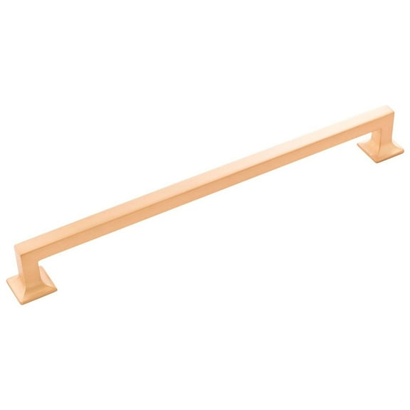 Hickory Hardware P3027 Studio 12" Center To Center Square Block Bold Large Cabinet Handle