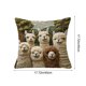 thumbnail image 3 of Bonita funda de cojín con estampado de alpaca | Cojín decorativo suave para sofá y salón | 45 x 45 cm, 3 of 6