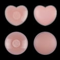 thumbnail image 5 of 1pair Nipple Covers for Women Silicone Reusable Pasties Adhesive Invisible Nippleless Covers Sticky Breast Petal, 5 of 7