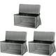 thumbnail image 4 of Organizador de armario Ventana transparente Plegable Armario de almacenamiento | Paquete de 3 | Contenedores de ropa versátiles para jeans, pantalones, suéteres | Caja que ahorra espacio | Cajones, 4 of 9