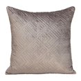 thumbnail image 1 of HomeRoots 402860 Quilted Taupe Decorative Throw Pillow, 1 of 1