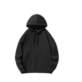 thumbnail image 1 of Pull en Coton Hip-Hop Printemps et Automne Col Rond Épaule Manches Longues Chemise Nue, 1 of 4