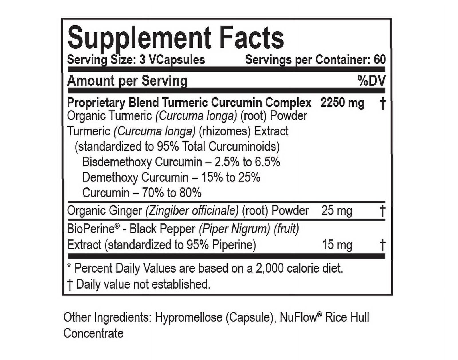 Life's Fortune Turmeric Curcumin Dietary Supplement 750mg 180 Vegetarian Capsules - Turmeric Curcumin Tumeric Capsules Natural Wellness Formula