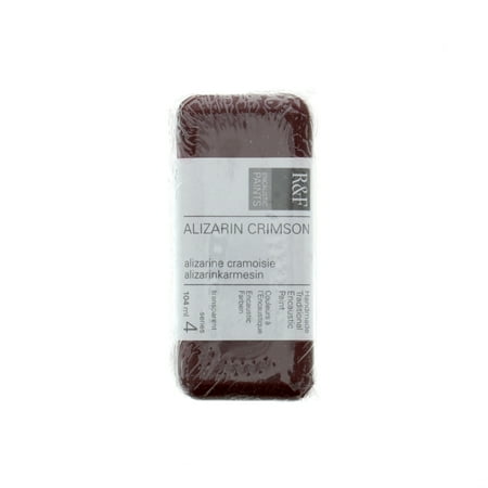 UPC: 0836943001459 | R&F Handmade Paints Encaustic Paint Cake  104ml  Alizarin Crimson