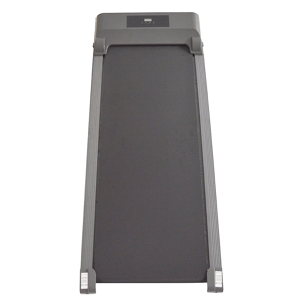 TECHTONGDA 1.5HP Household Silent Electric Flat Treadmill Walking Machine Mini Portable Under Desk Treadmill