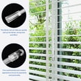 thumbnail image 3 of Blind Tilt Wand Replacement Vertical Blind Wand Transparent Blind Rod with Hook, 3 of 4