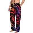 thumbnail image 2 of Balery A Bright Abstract print Men's Pajama Pants,Ultra Lightweight Pjs,Lounge Pant-XX-Large, 2 of 9